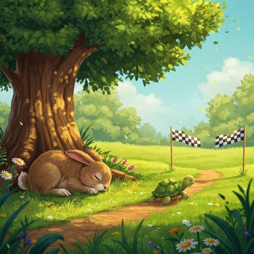 Turtle and the hare Image